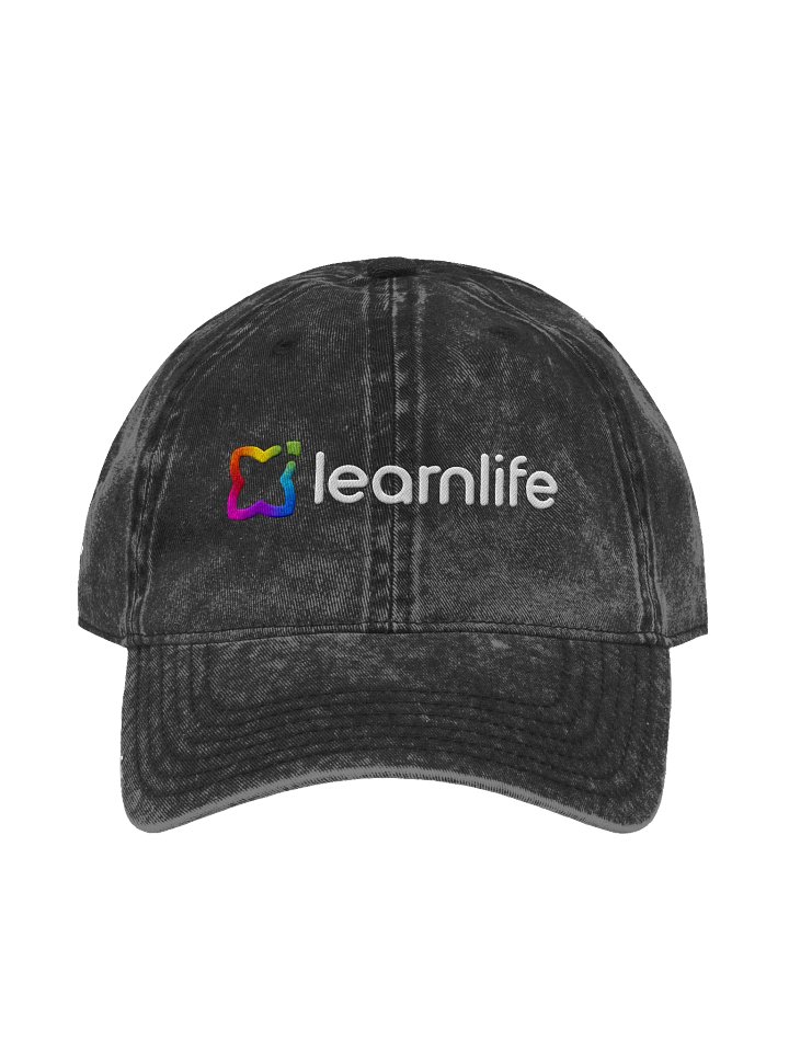 Embroidered Cap - Cotton - Horizontal Logo - Rainbow & White product image (1)