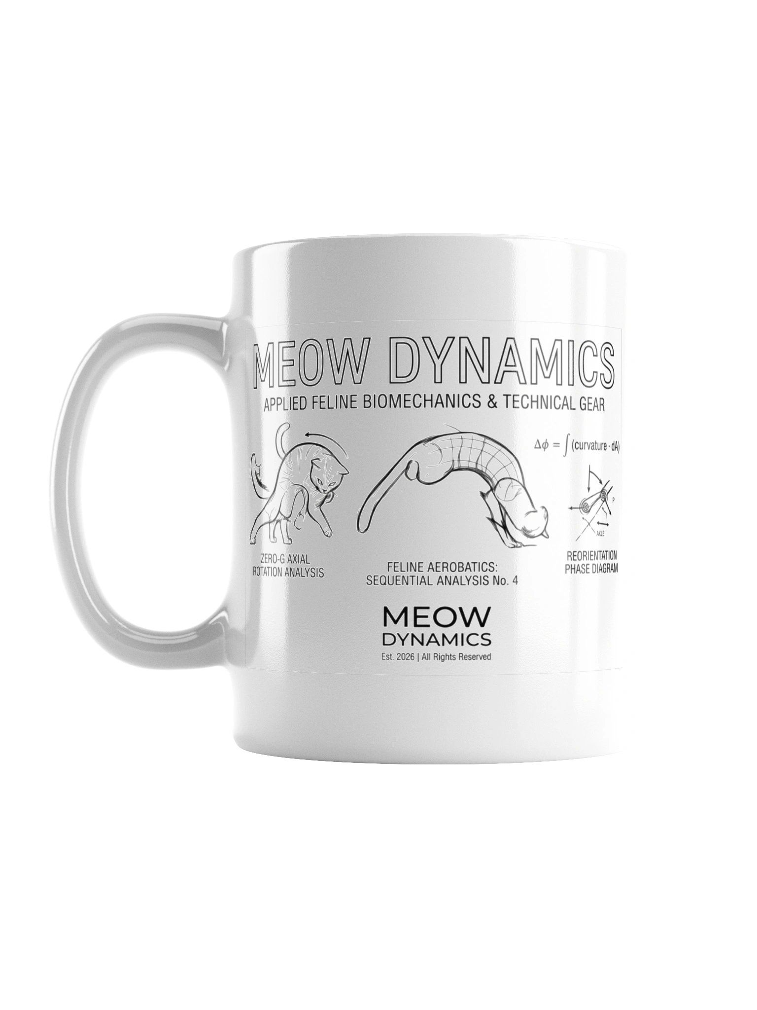 Meow Dynamics Feline Biomechanics Mug product image (1)