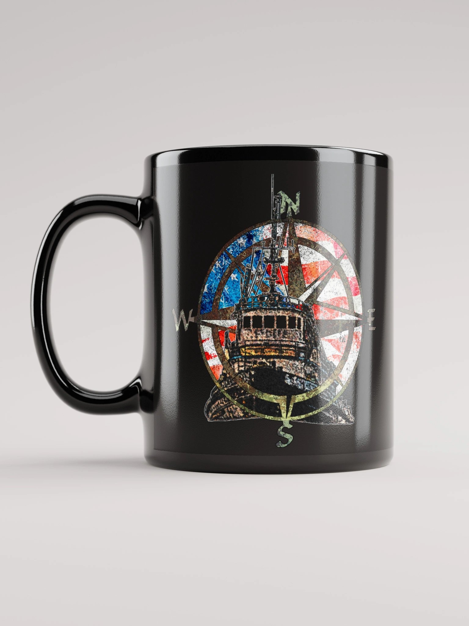 Compass Rose Pacific Falcon Flage Mug 11oz & 15oz product image (6)