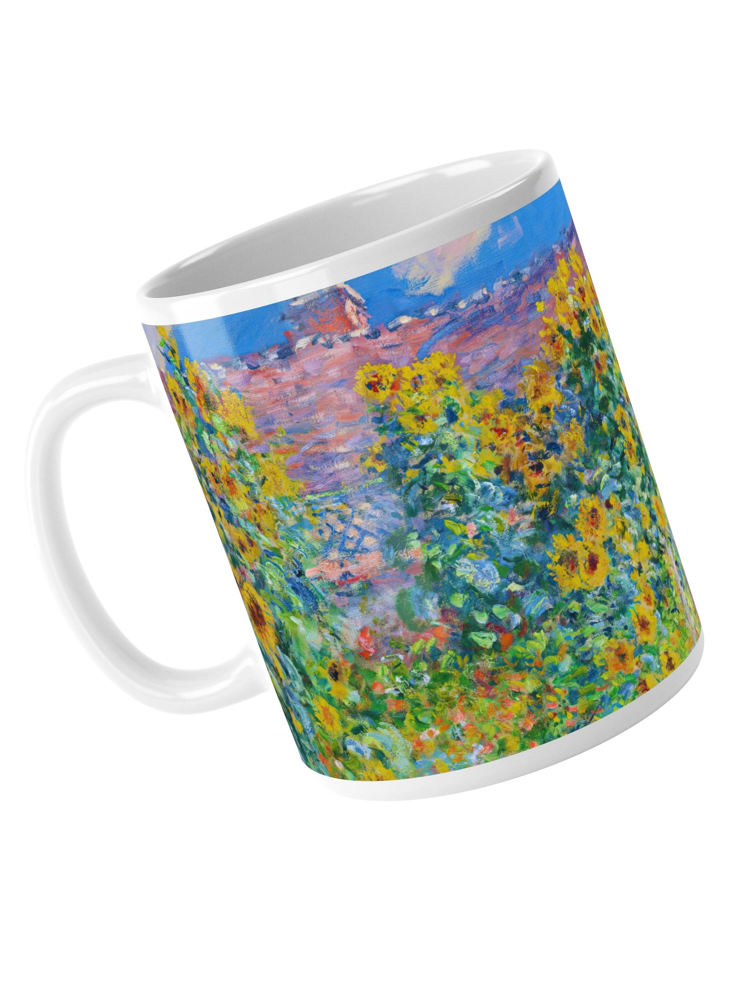 The Artist's Garden at Vétheuil (Claude Monet) Mug product image (6)