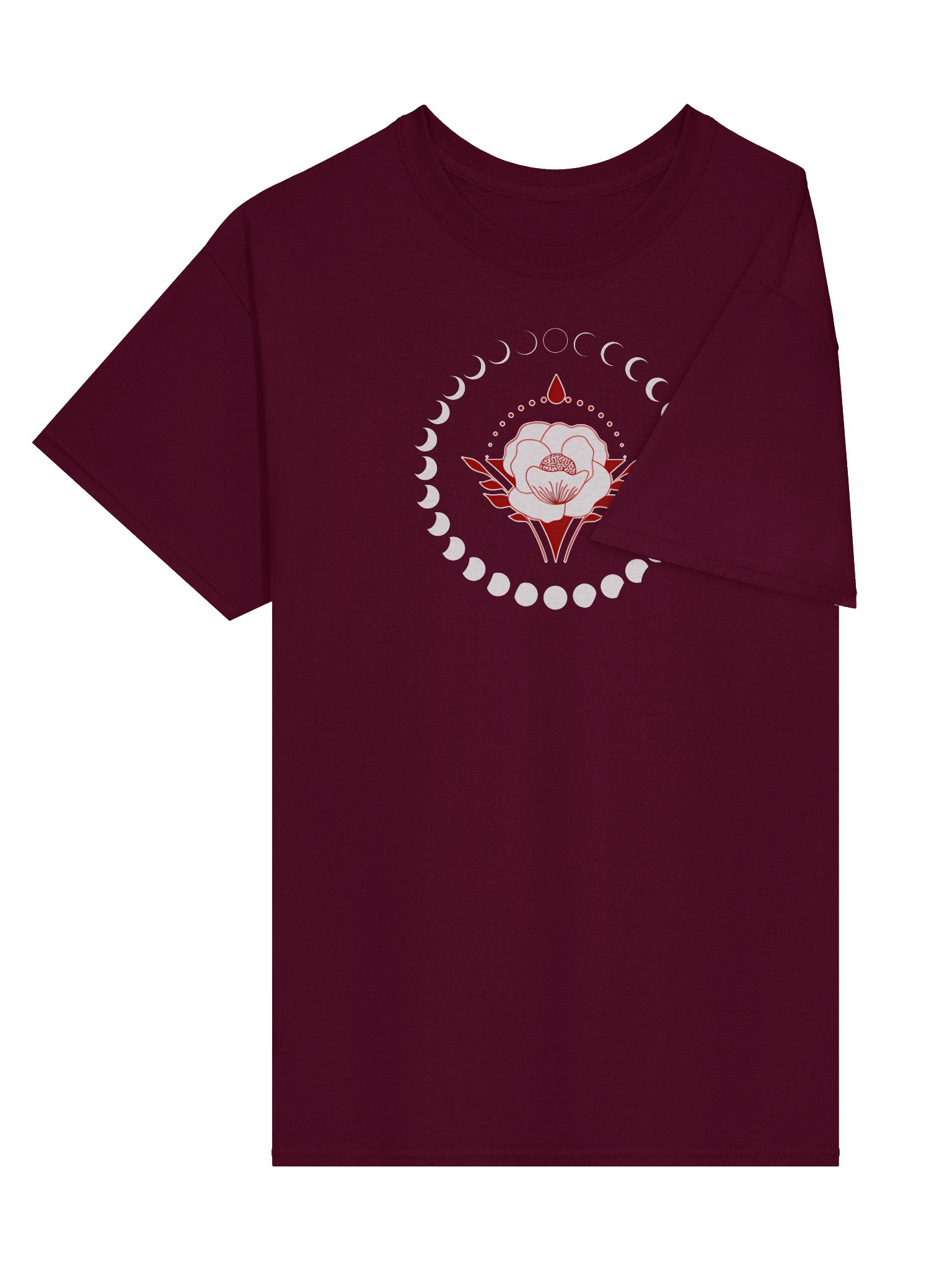 Mystic Dark Moon Blooming Rose - Well Women Rising T-Shirt product image (15)