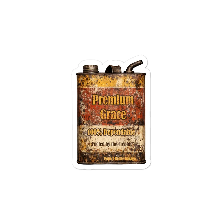 Premium Grace Rusty Canister Vinyl Decal product image (2)
