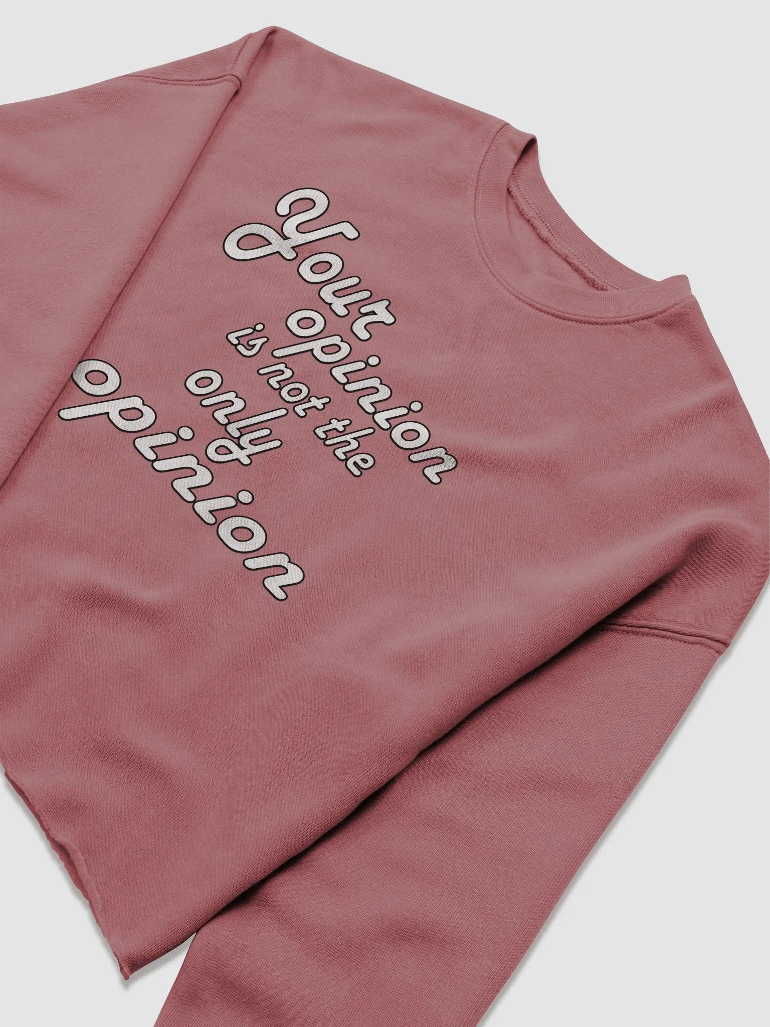 Your Opinion... Bella+Canvas Women's Fleece Crop Sweatshirt product image (3)