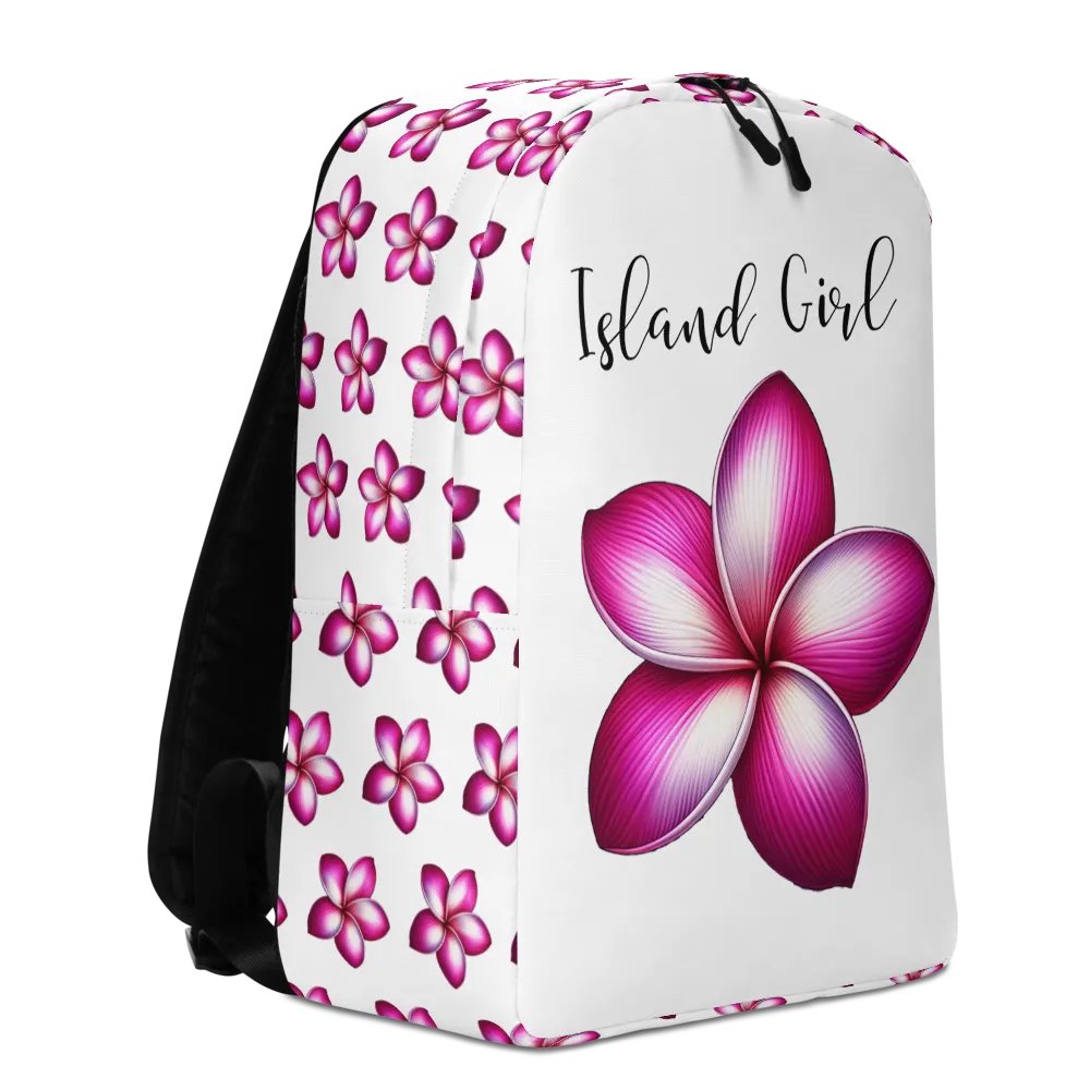 Island Girl Plumeria Backpack - Tropical Bliss for Your Adventures product image (3)
