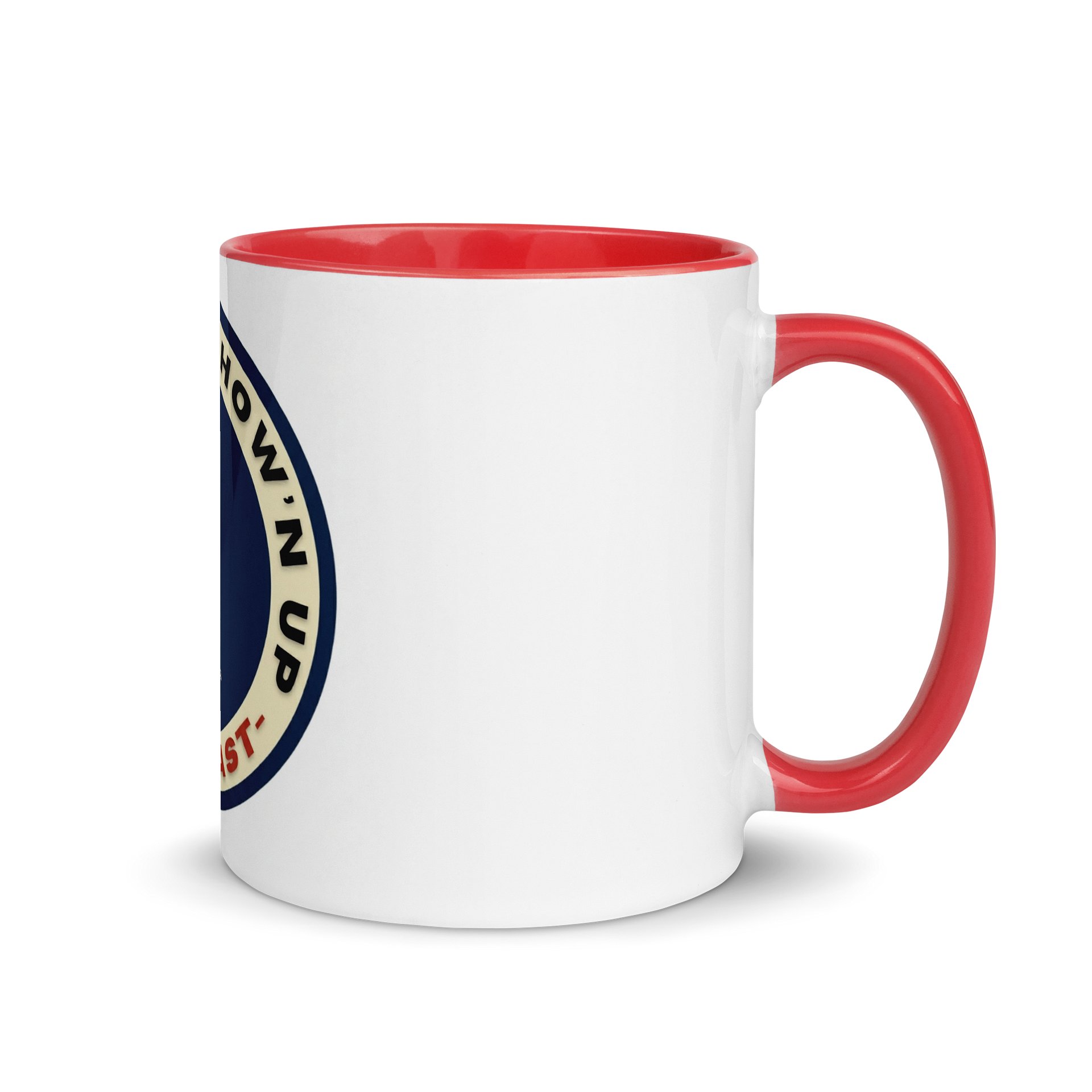 Just Keep Show’n Up Podcast Signature Ceramic Mug product image (1)