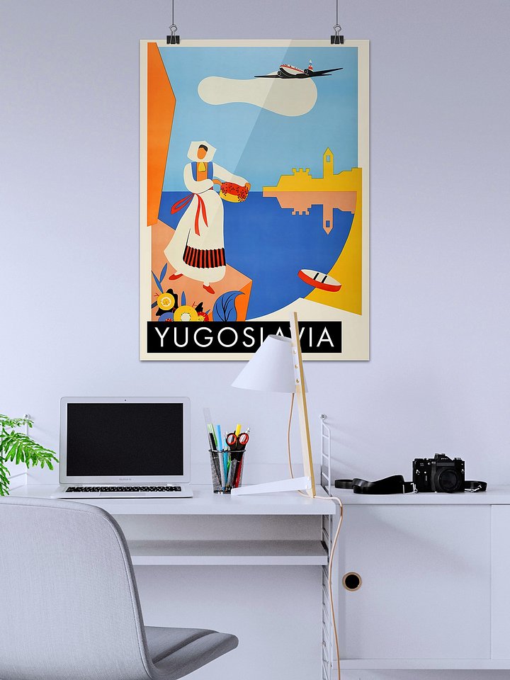 Yugoslavia, 1952 — retro vintage travel poster, retro travel art, retro travel wall art, Croatia poster product image (2)