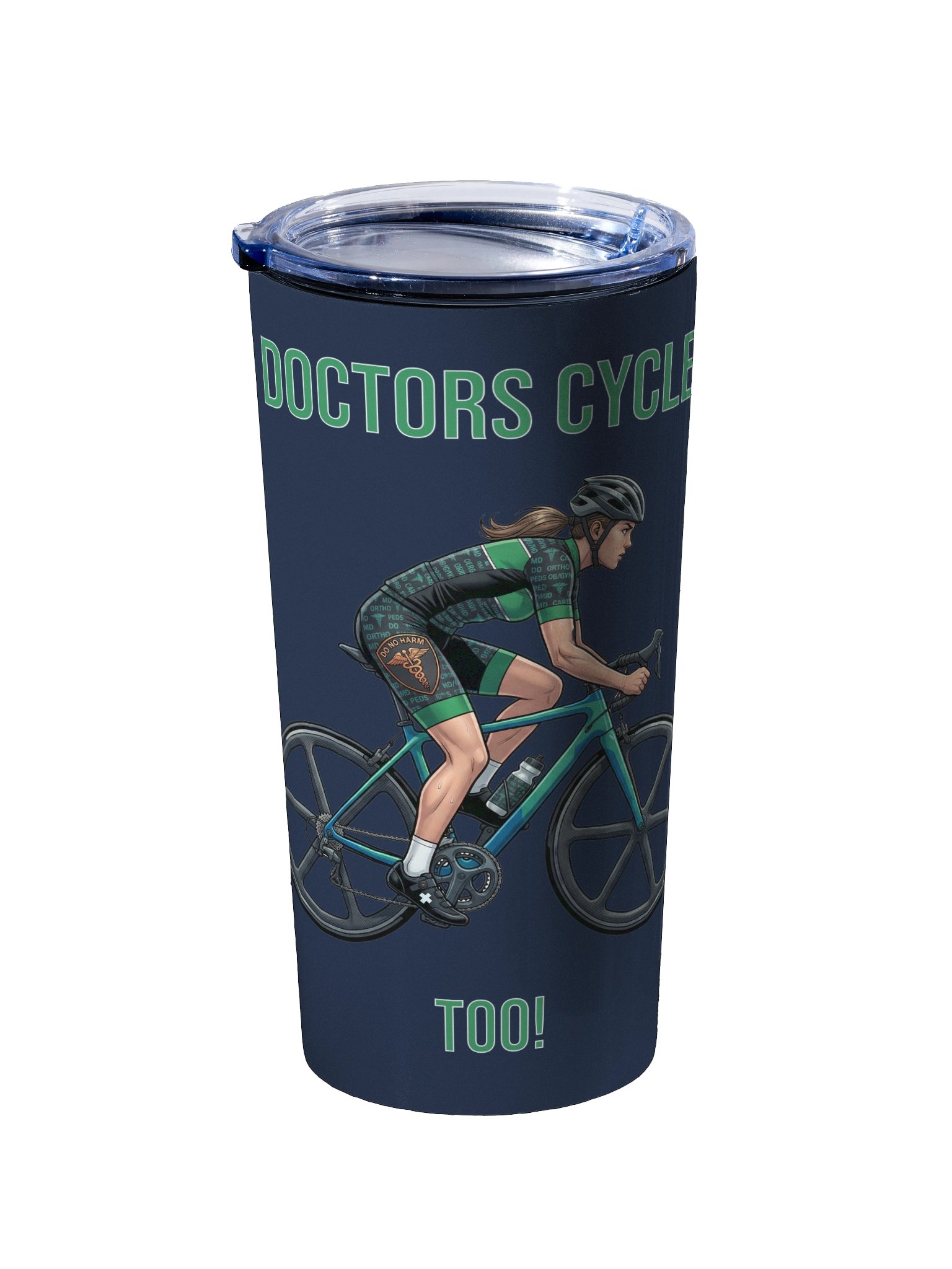 Doctor Athlete 20oz Tumbler | Ladies Cycling Edition product image (2)