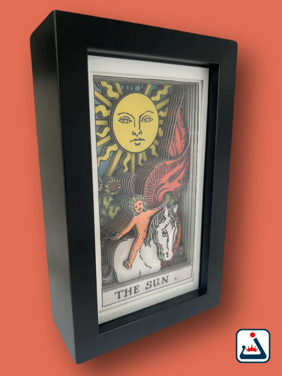The Sun – 3D Tarot Shadow Box Art product image (3)