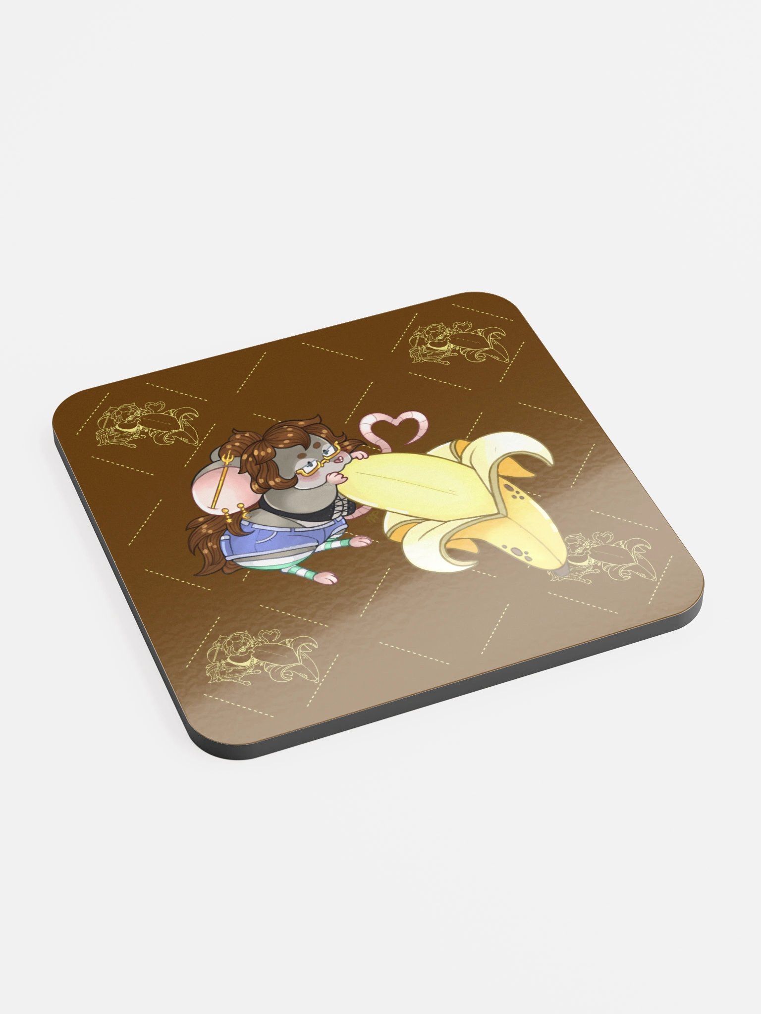Beeg Monch - Dark Mode Coaster product image (2)