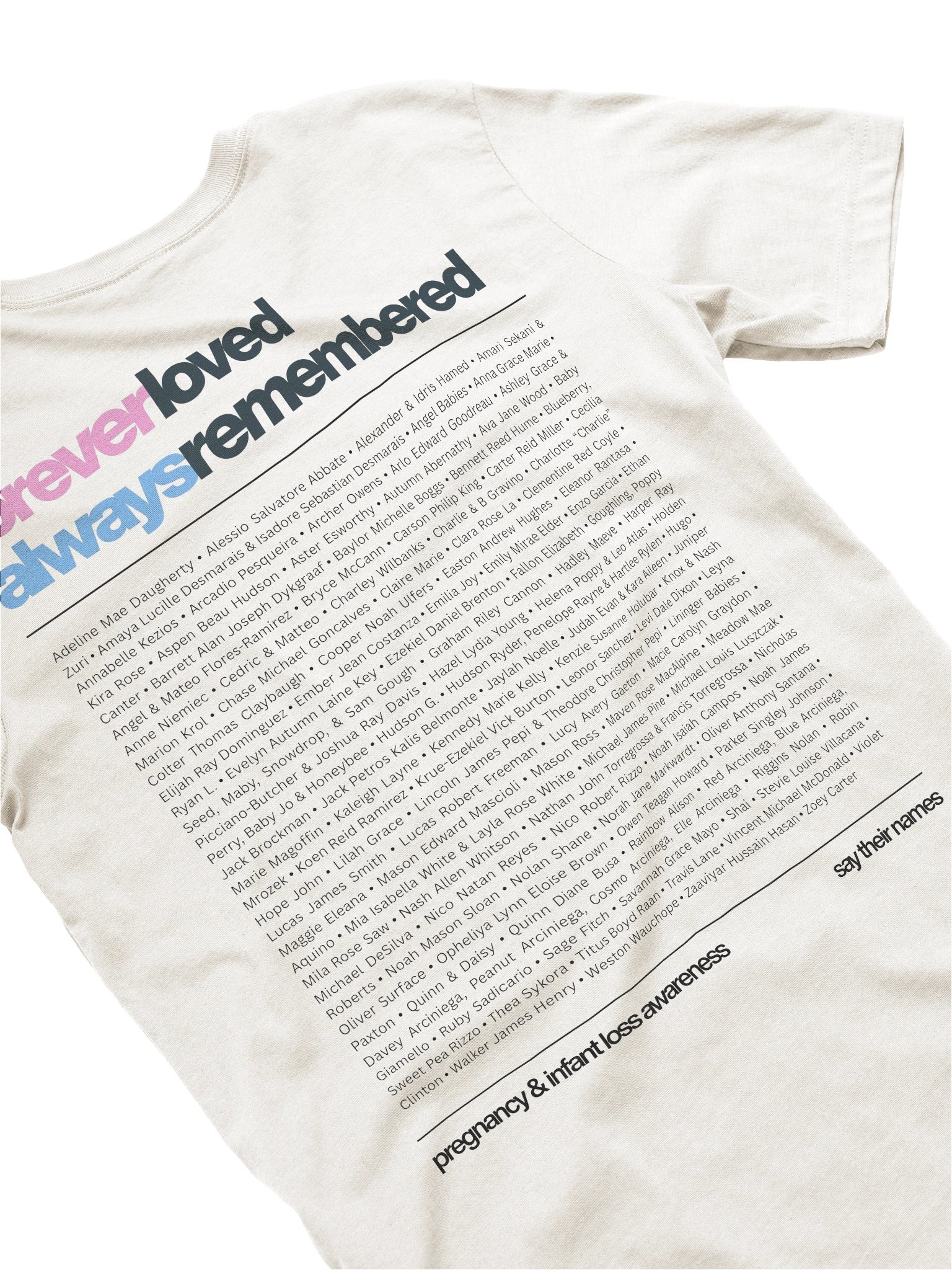 '1 in 4' Floral 2026 Memorial Shirt (soft, light) product image (4)