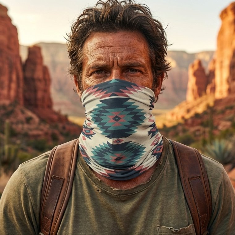Nomad Neck Gaiter – Mexican Symmetry Edition 06 product image (9)