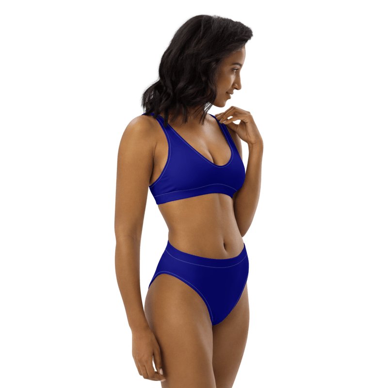 Plain Color Navy Blue Bikini Set product image (3)