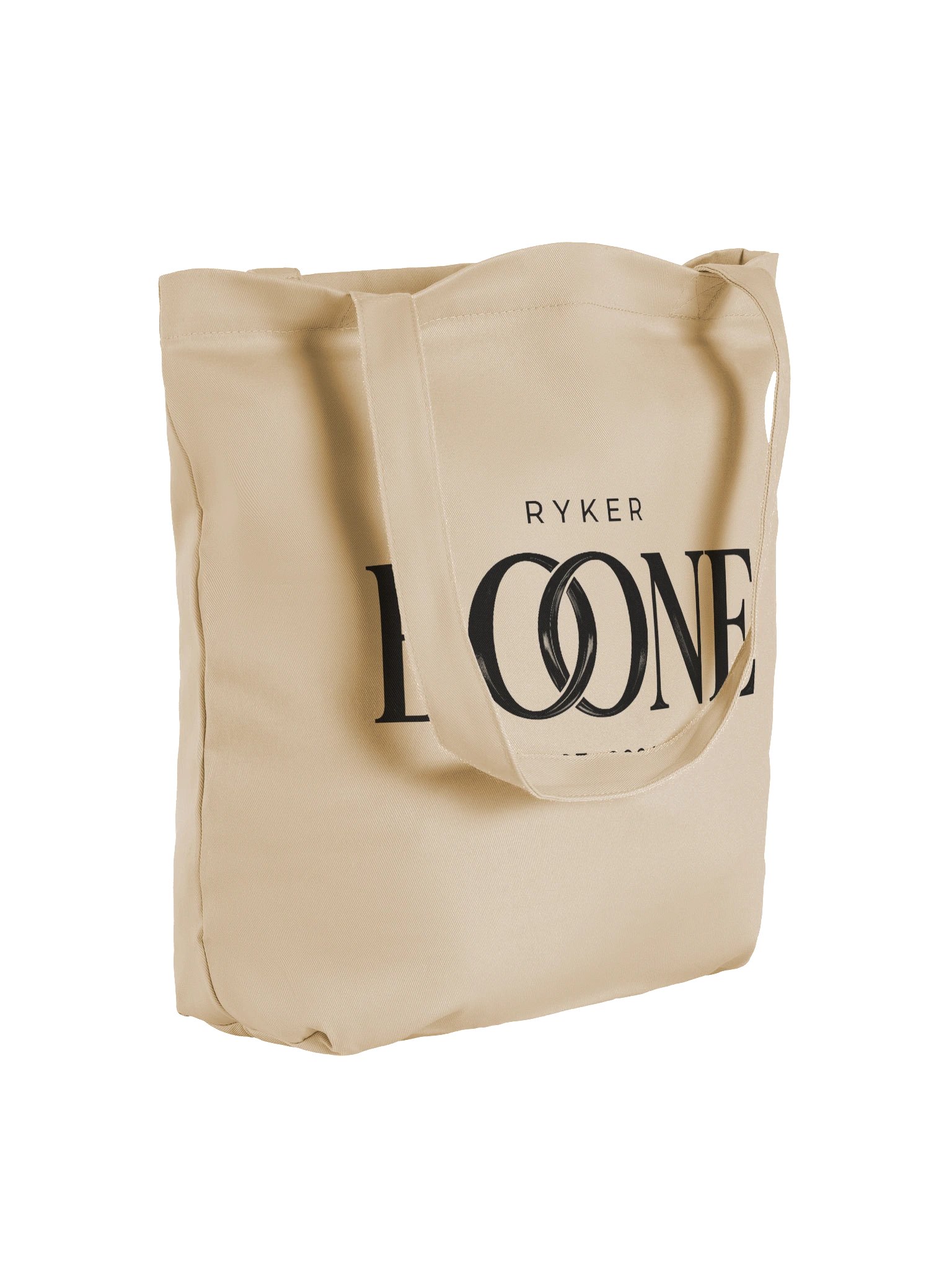 Ryker Boone "Barefoot on the Backroad" Eco-Friendly Tote Bag (Oyster/Black Logo) product image (4)