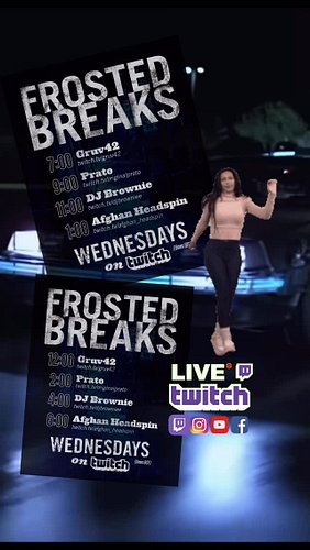 Starts later, live on TWITCH, come and join us! 🫶🏻✌🏻

#frostedbreaks #livestream #twitch #twitchdj #dj