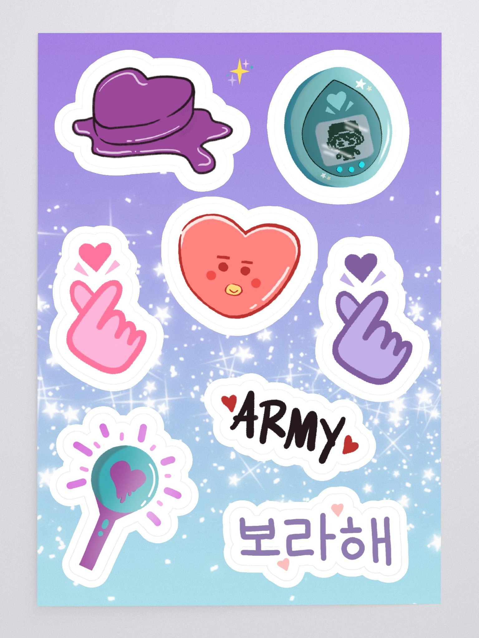 BTS sticker sheet product image (3)