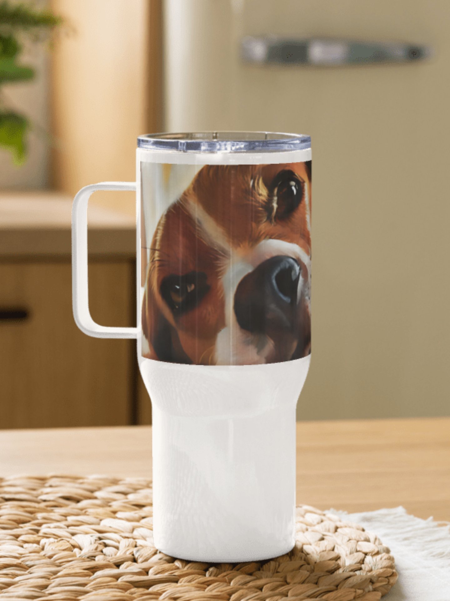 YOUR BEAGLE! / TRAVEL MUG 25 oz PERSONALIZED NAME product image (4)