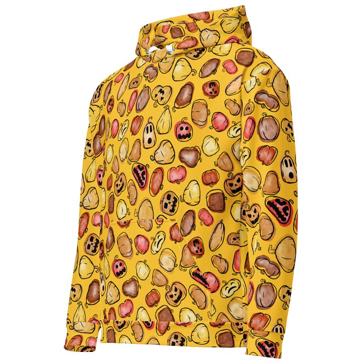 Recycled Unisex Hoodie - Gourdgeous II - Yellow product image (2)