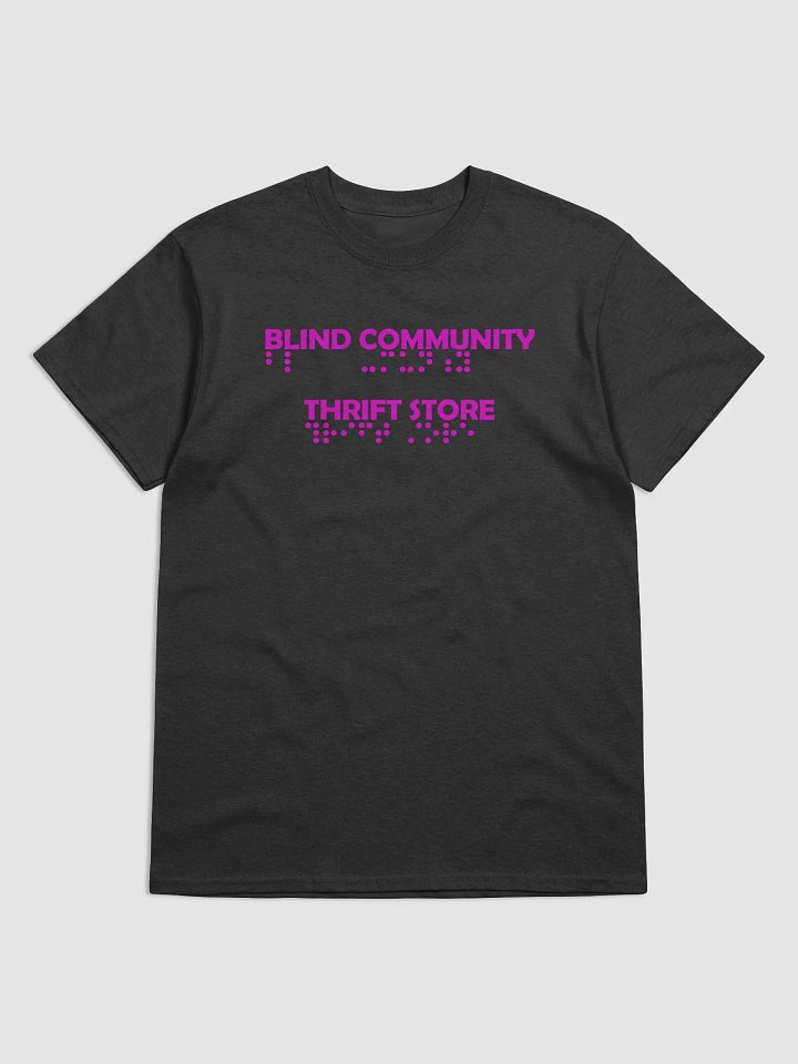 T Shirt Pink Braille Logo product image (1)