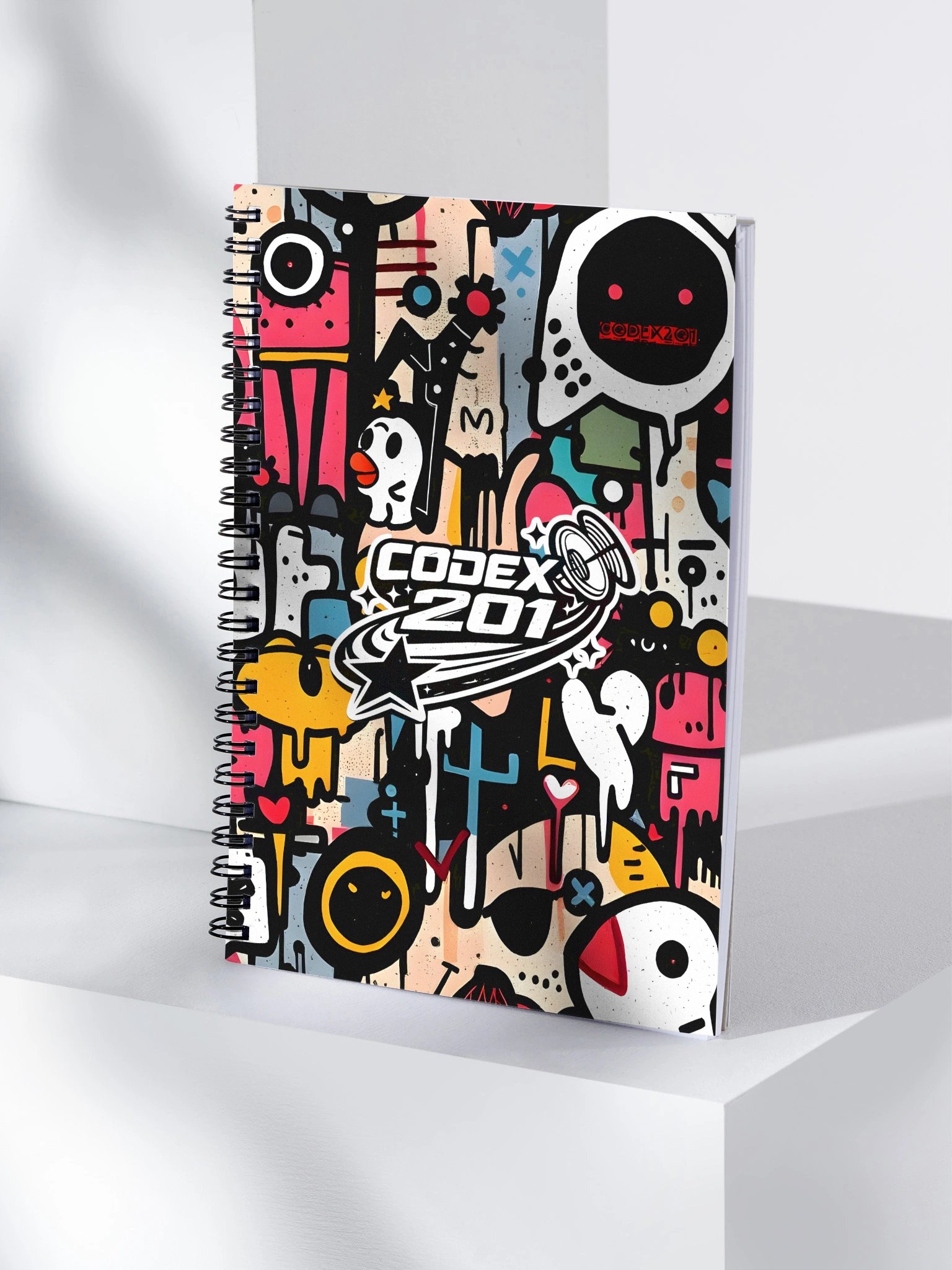 CODEX201 Graffiti Spiral Notebook product image (4)