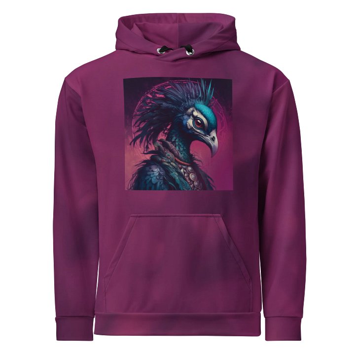 Emo Goth Peacock Unisex Hoodie product image (1)