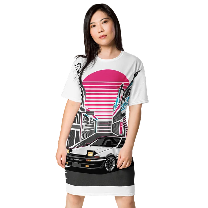 Retro Revival Urban T-Shirt Dress product image (1)