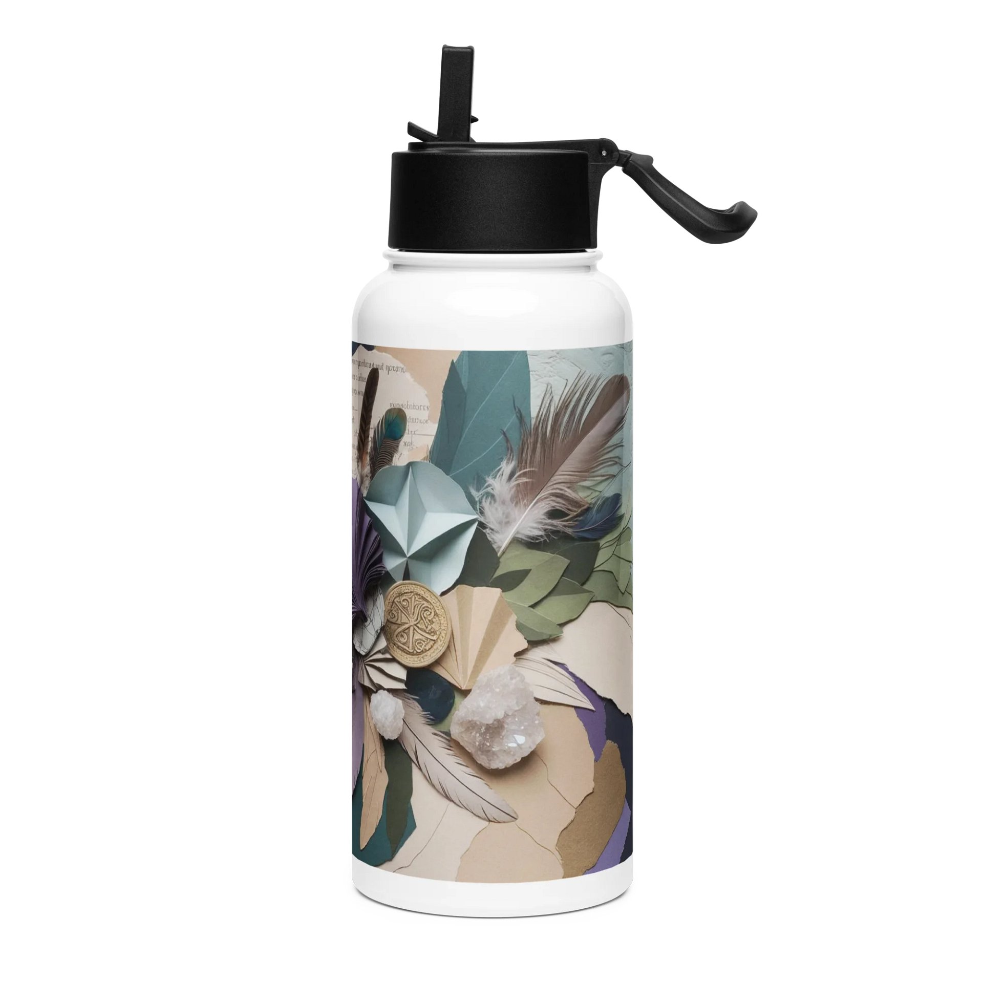 Dreams Folded in Paper Water Bottle #2 – For the Ones Who Sip Between the Lines product image (3)