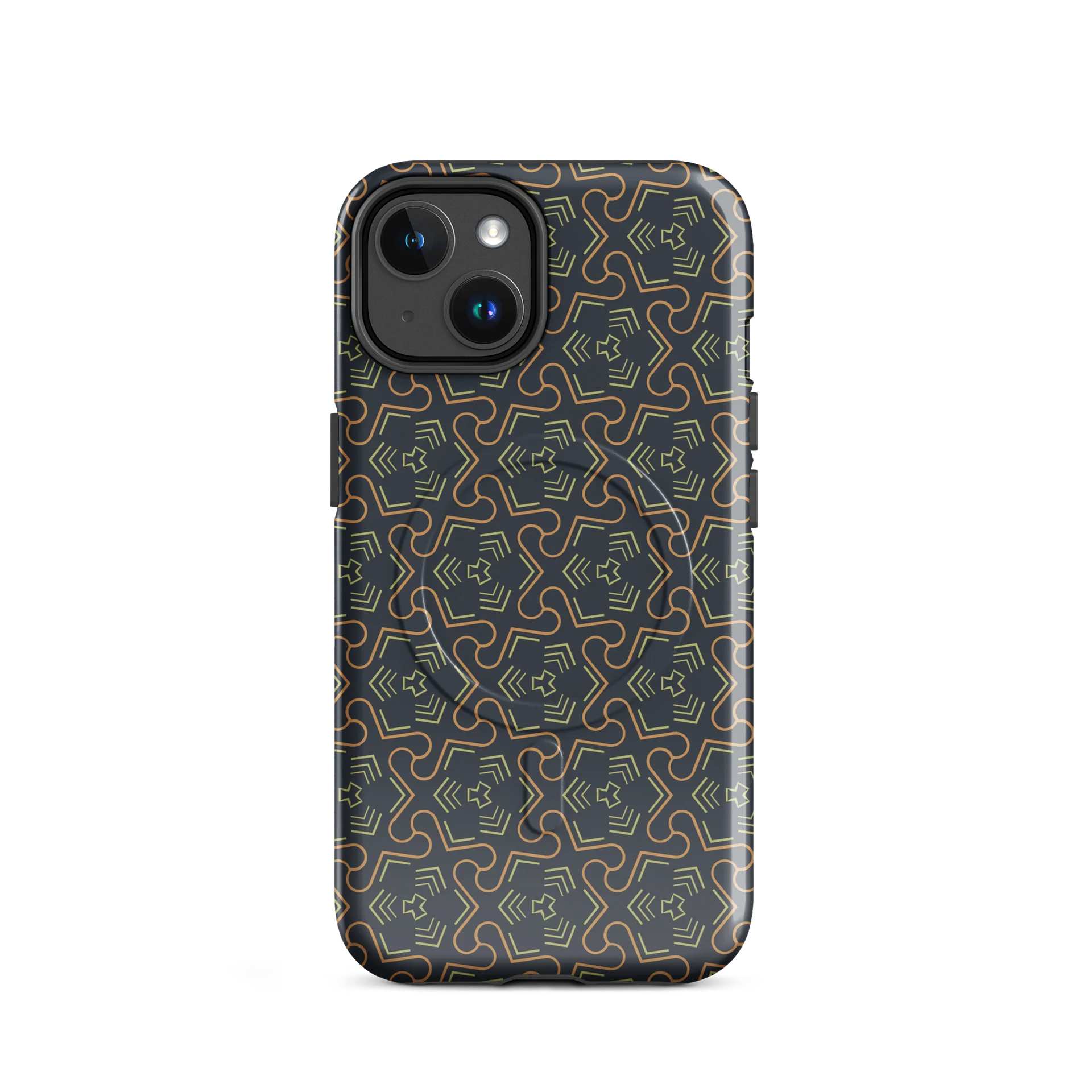 Groovy Grove iPhone 17 Tough MagSafe Case - Shockproof Dual-Layer Geometric Protective Cover product image (2)