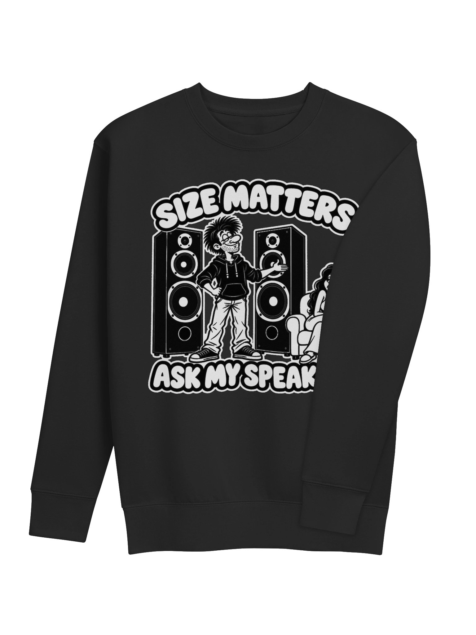 Size Matters, Ask My Speakers - Long Sleeve T-shirt product image (4)