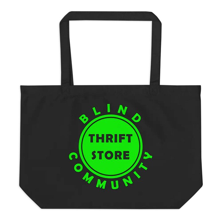 Tote Bag with Green Logo product image (2)