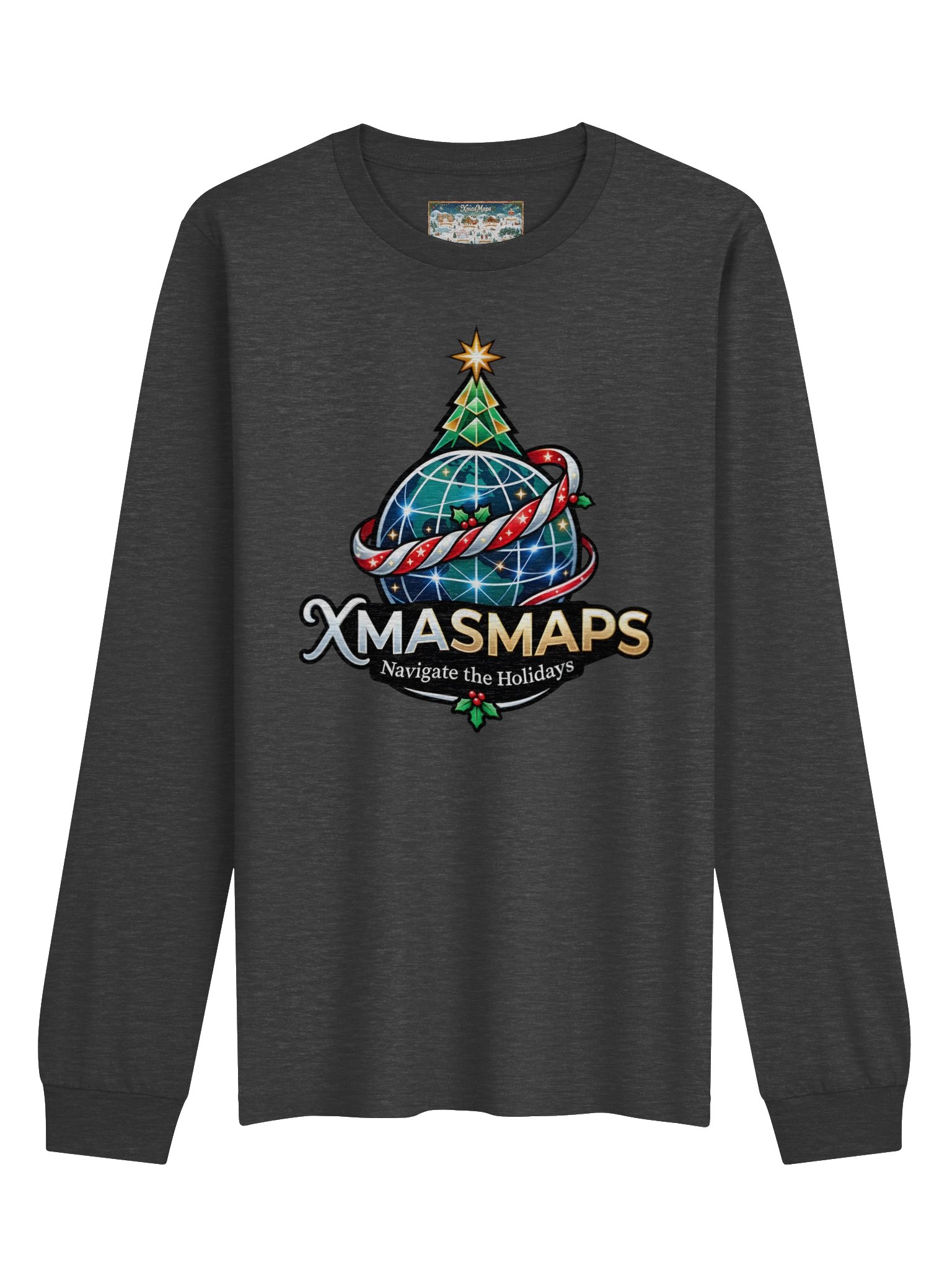 XmasMaps Classic Long Sleeve Tee product image (1)