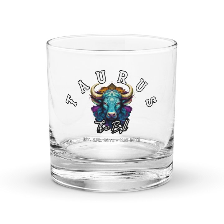 Taurus - Zodiac Rocks Glass product image (1)