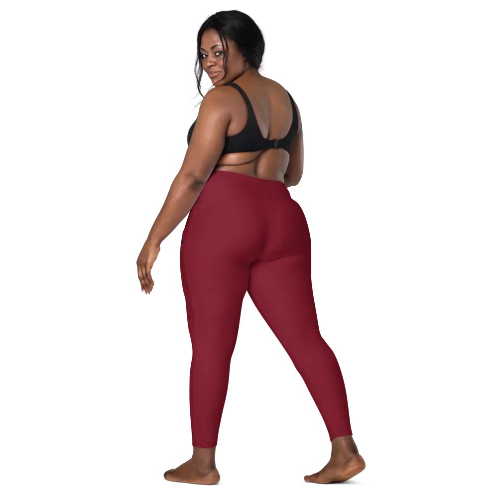 Burgundy Serenity Leggings product image (10)