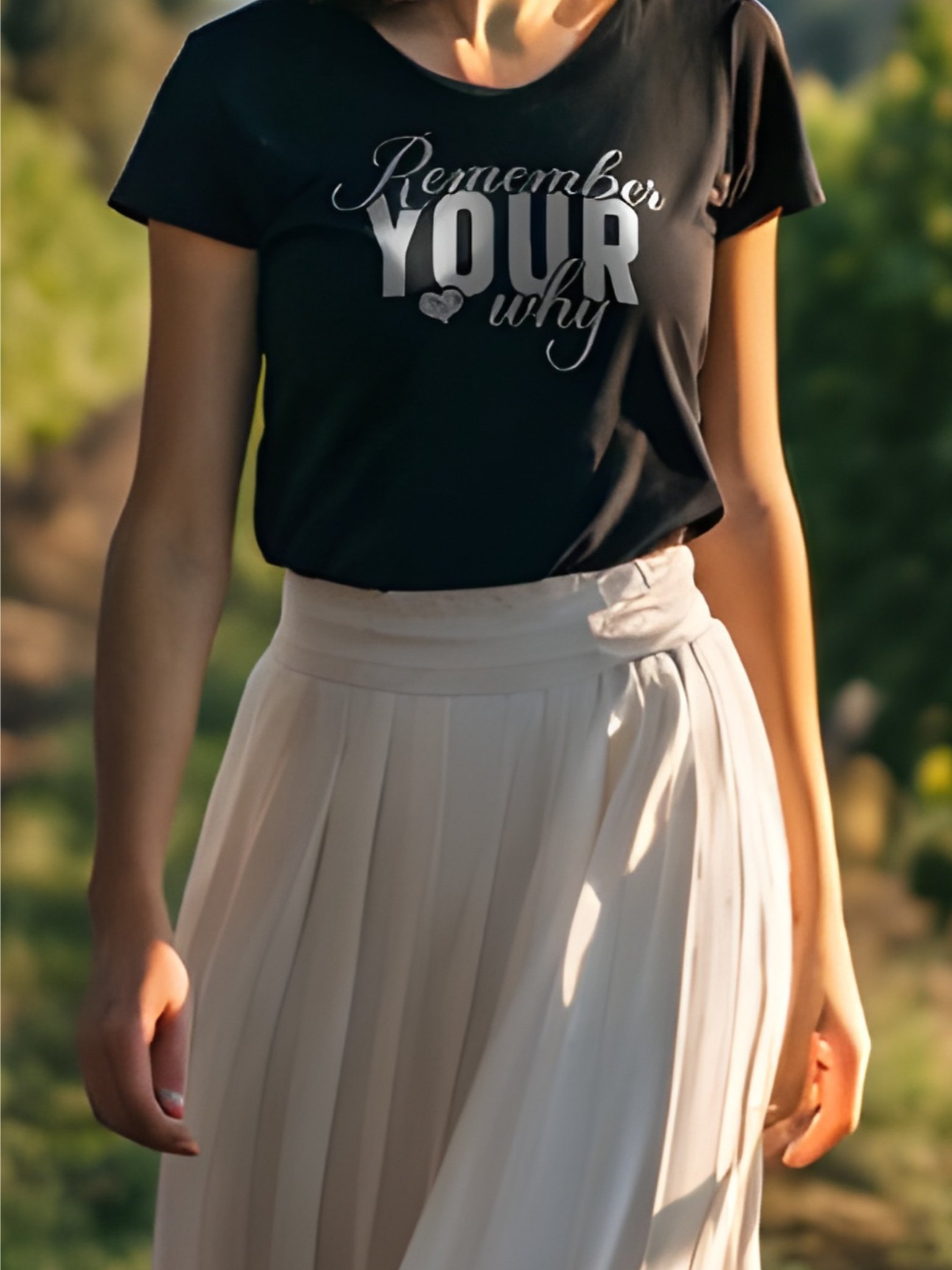 Remember Your Why - Women's Black T-Shirt product image (1)