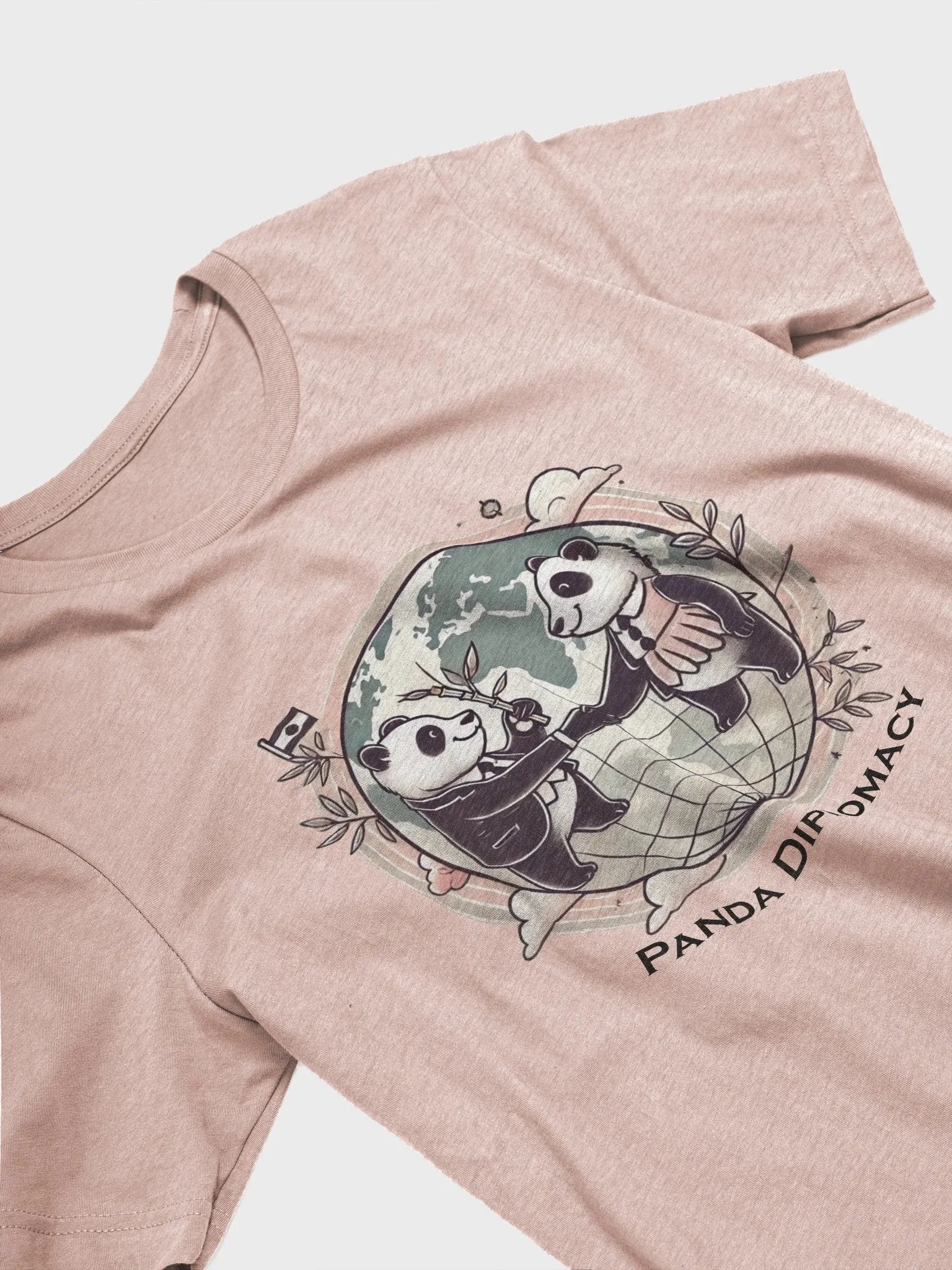 Panda Diplomacy Tee (Light Colors) product image (2)