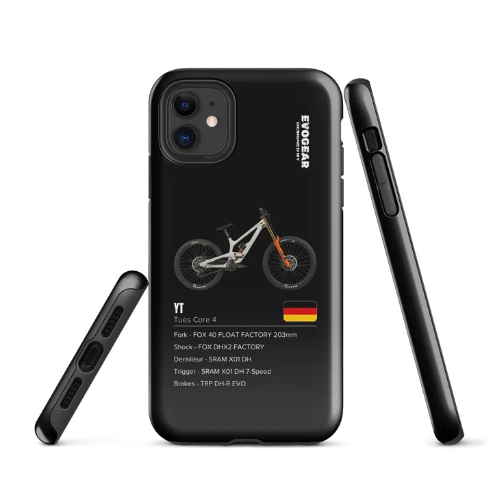 Black YT Tues Core 4 iPhone Case product image (1)