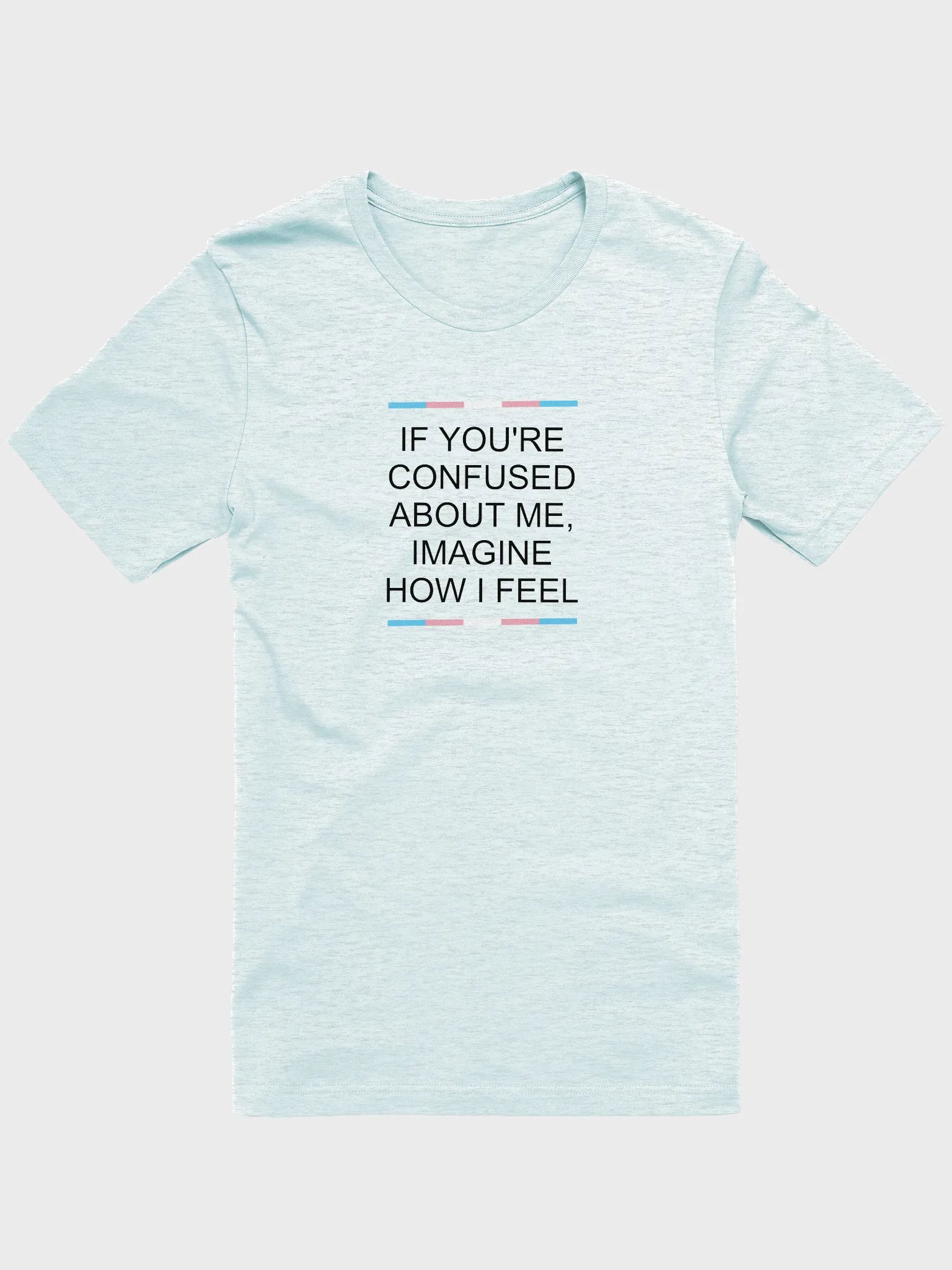 Confused Trans T-Shirt product image (1)