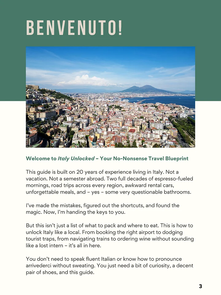 Italy Unlocked - Travel Guide product image (2)