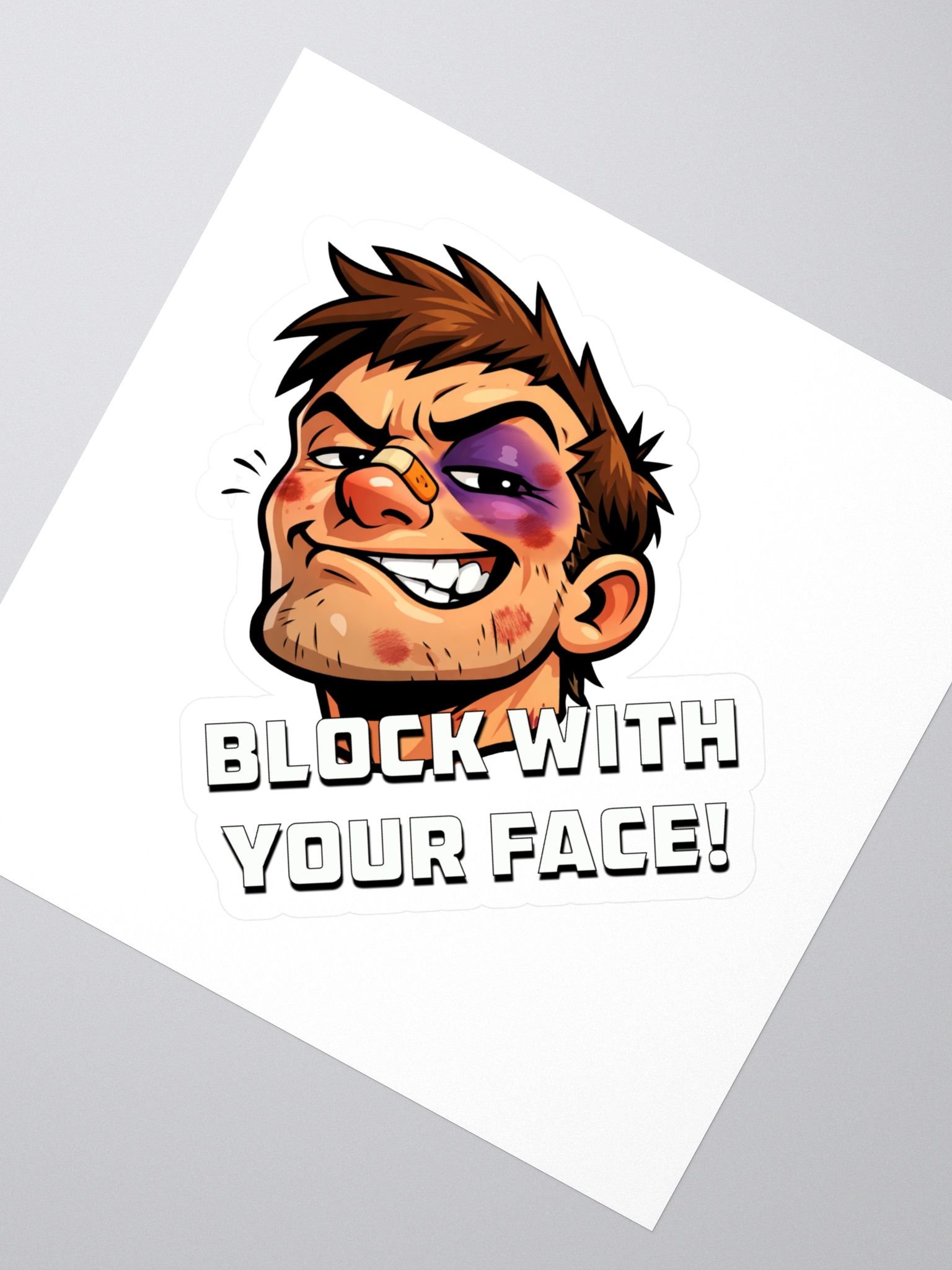 Block With Your Face – Graphic Sticker product image (2)