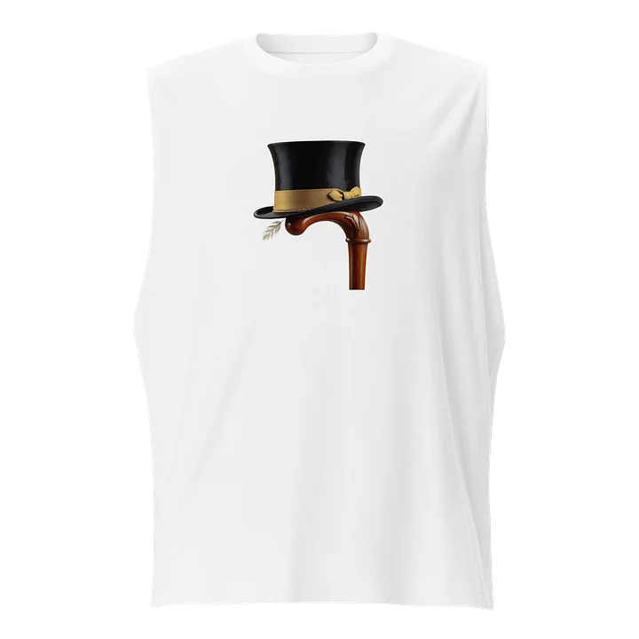 Distinguished Fellas' Elegance in Gold and Black Muscle Tank product image (5)