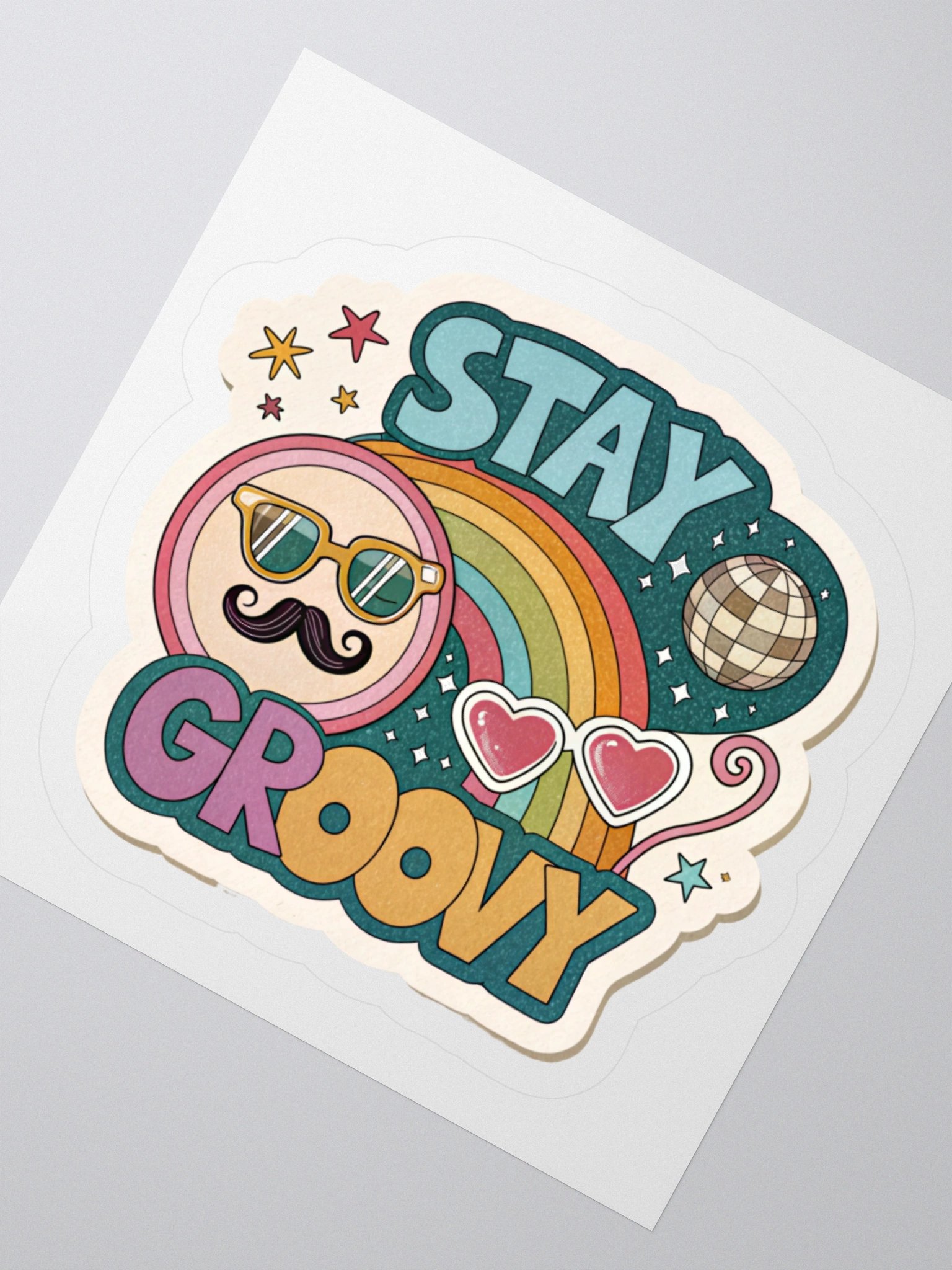 Stay Groovy Kiss Cut Stickers product image (4)