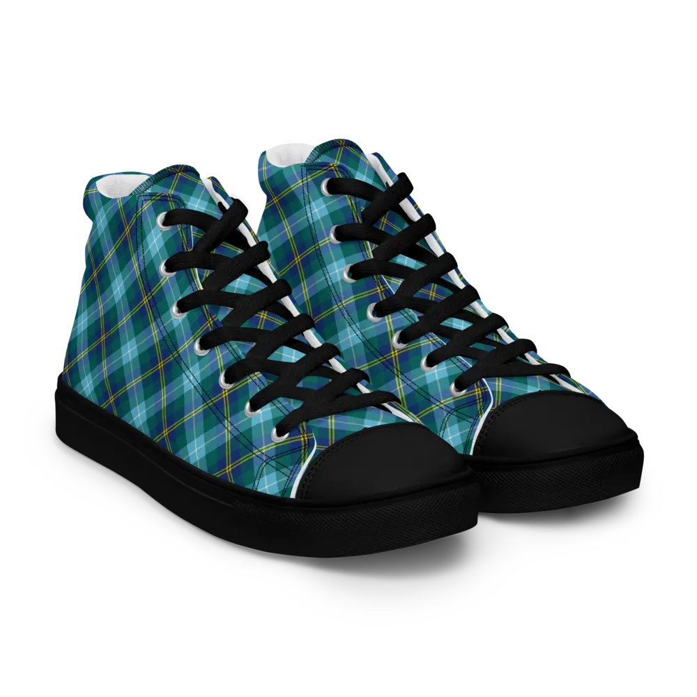 Porteous Tartan Men's High Top Shoes product image (1)