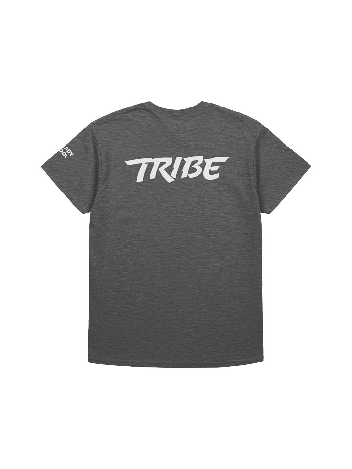 Paint Splat Headphones Large Front Print, With Tribe Back Print T-Shirt product image (2)