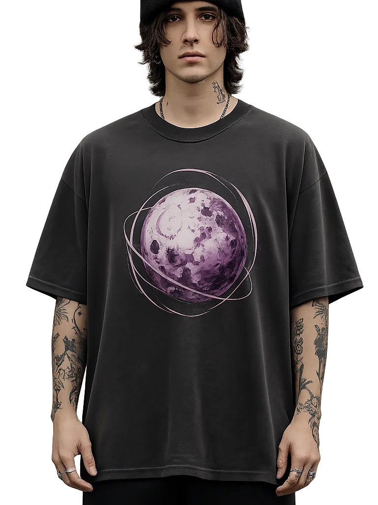 Luna Orbita // The Cosmic Ring Heavyweight Tee product image (2)