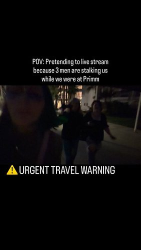 A man who claimed to live on the property followed us all the way to our hotel room. The next day, he found us again, teamed ...