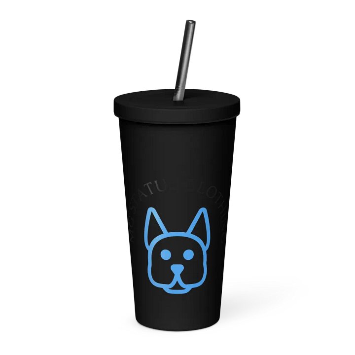 Insulated Tumbler With straw product image (1)