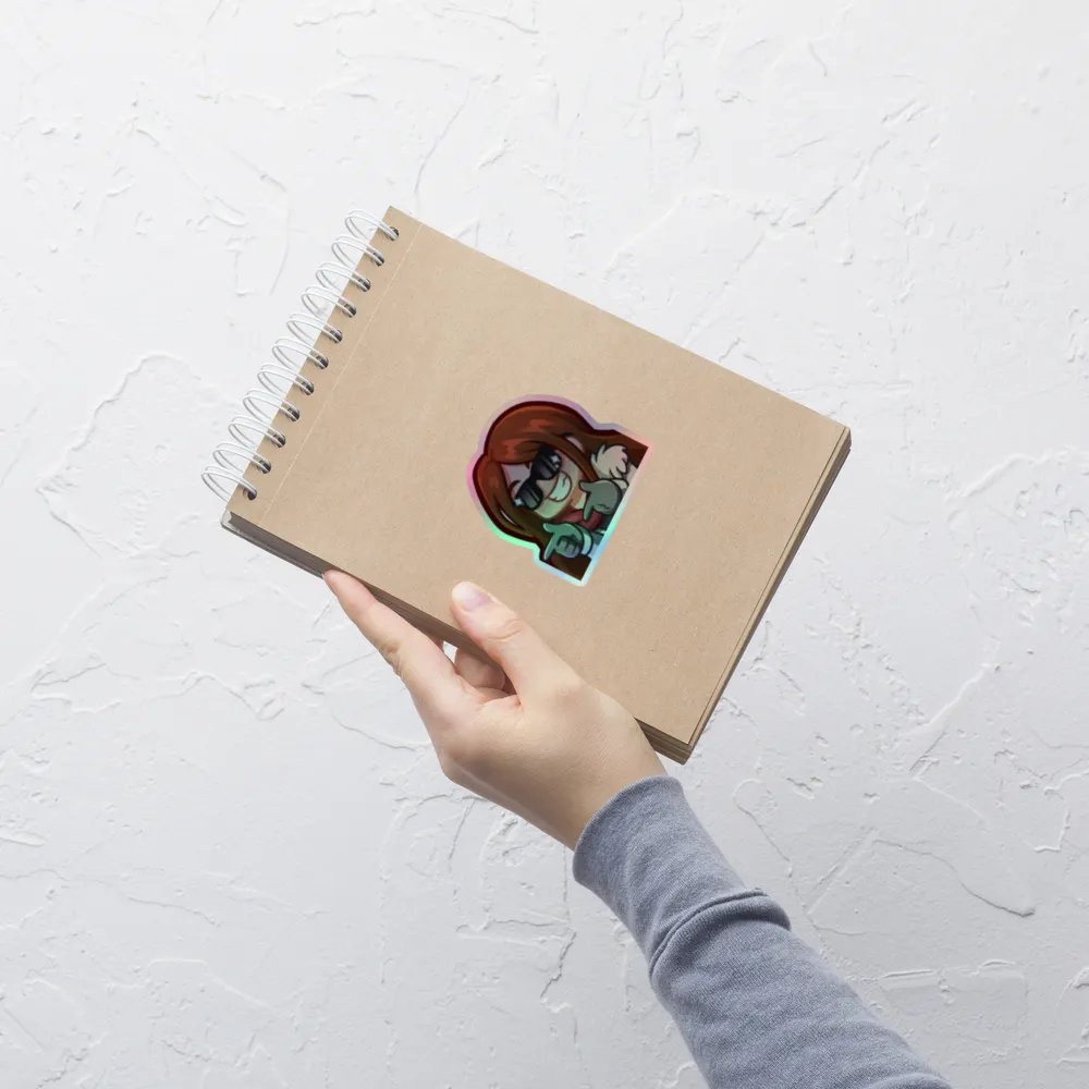 KC Finger Guns Holo Sticker product image (7)