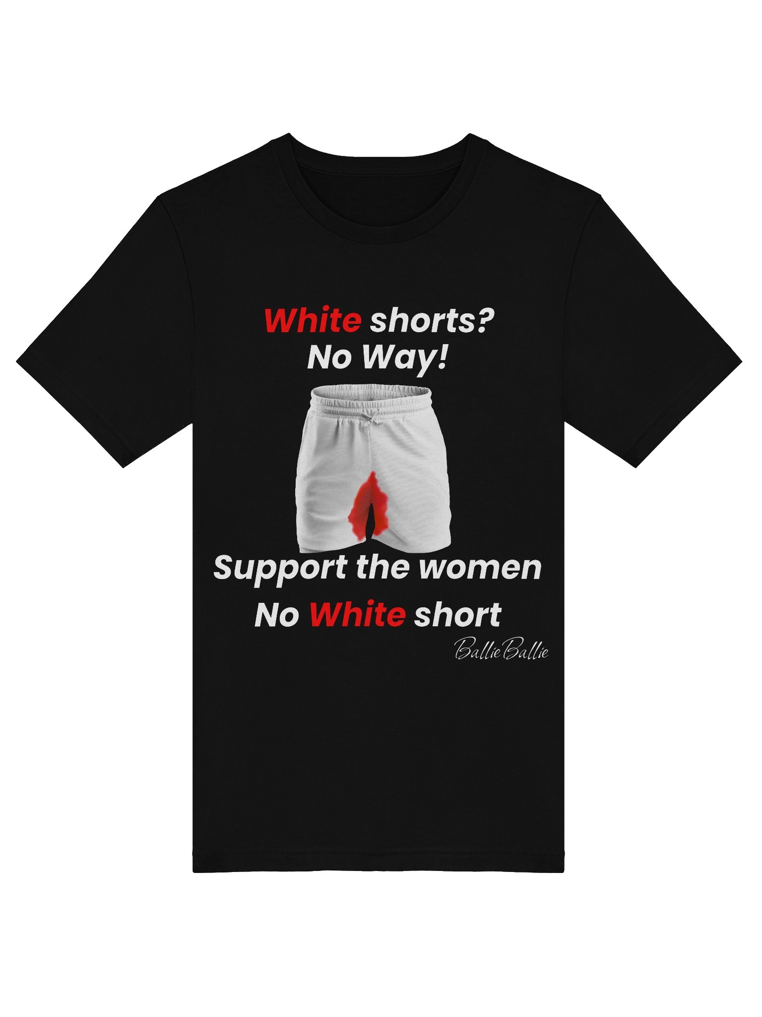 White short? No Way! Support the women No white short product image (5)