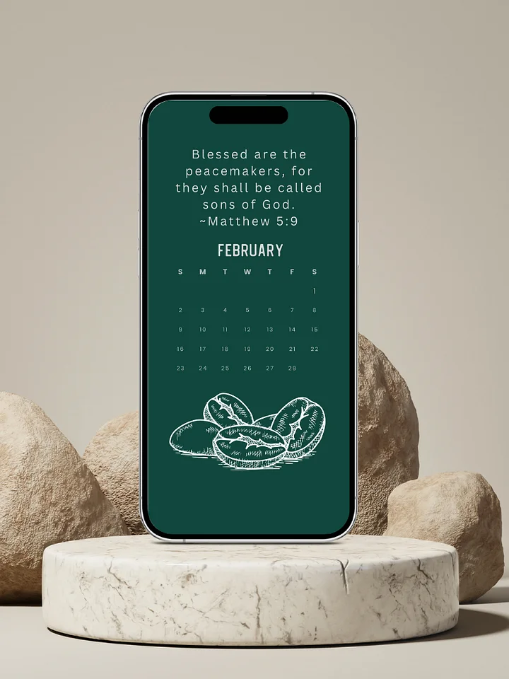 Verses of Peace 2025 Phone Calendar product image (1)