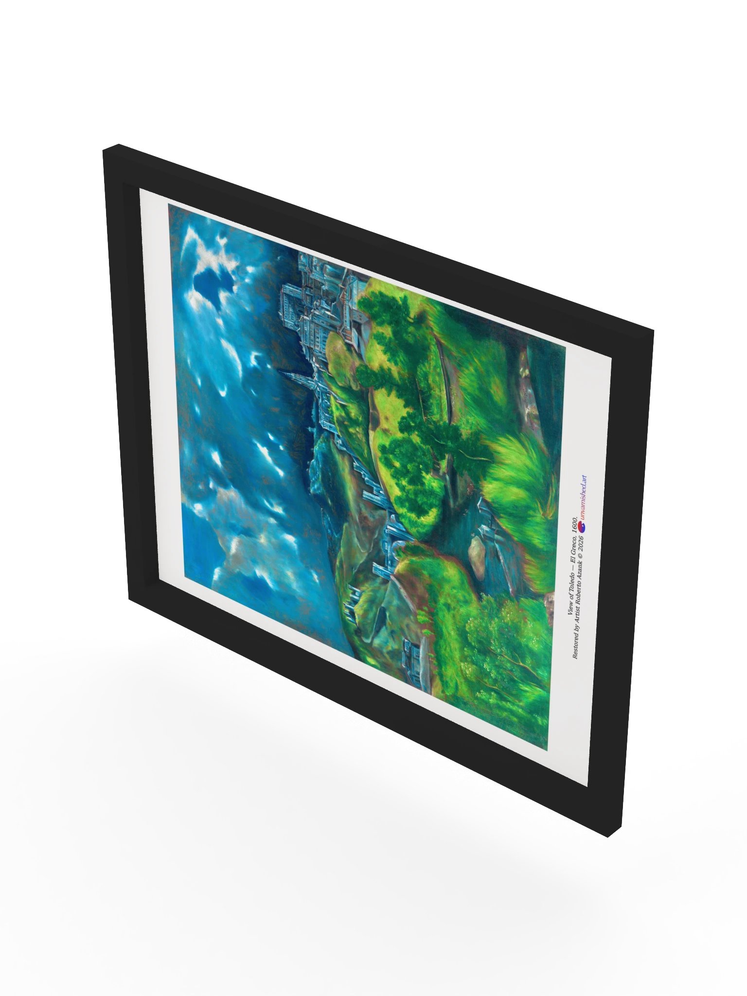 View of Toledo — Large Framed Matte Poster product image (8)