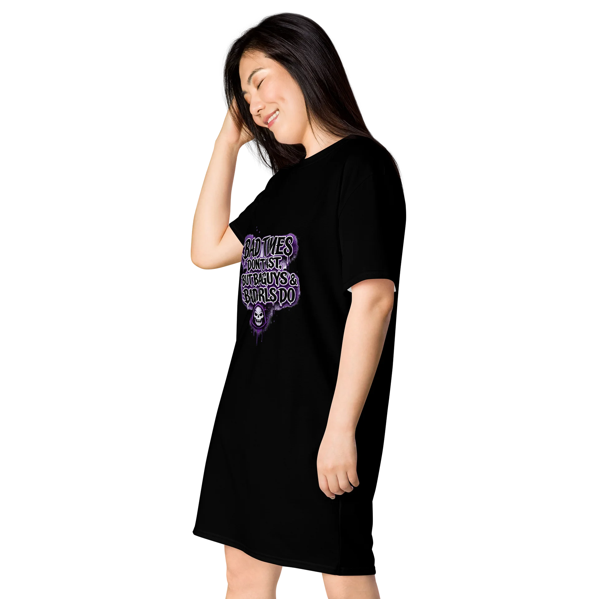 ''Bad Times Don't Last'' T-Shirt Dress product image (3)